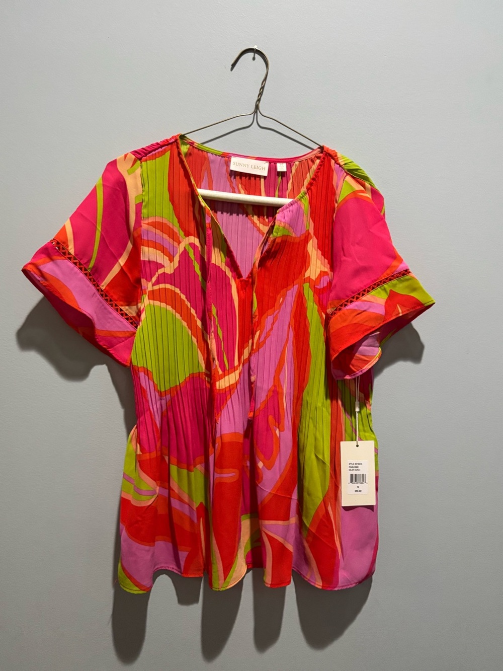 Sunny Leigh Women’s Colorful Blouse Medium NWT